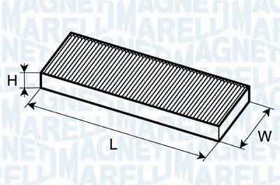 MAGNETI MARELLI 350203062370 -  Фильтр воздуха в салоне